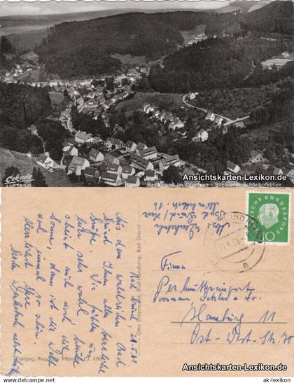 Ansichtskarte Bad Grund (Harz) Luftbild 1961
