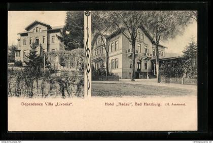 AK Bad Harzburg, Hotel Radau, Dependance Villa Livonia