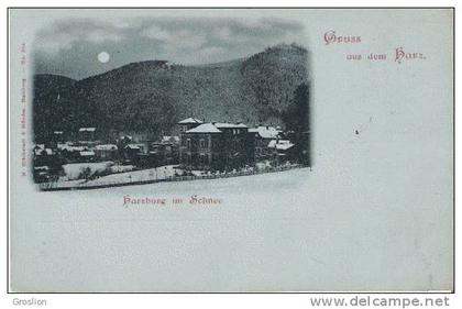 HARZBURG IM SCHNEE 904 GRUSS AUS DEM HARZ
