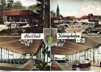 Bad Koenigshofen Bayern Kur-Heilbad Marktplatz