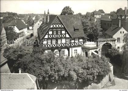 Goessnitz Saale Altes Pfarrhaus Fachwerkhaus