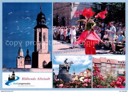Bad Langensalza Kirche Festumhzug Reiterstandbild