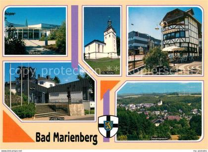 Bad Marienberg Marienbad Bismarckstrasse Kirche Europa-Haus