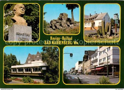 Bad Marienberg Sebastian Kneipp Bueste Felsen Ortsmotive