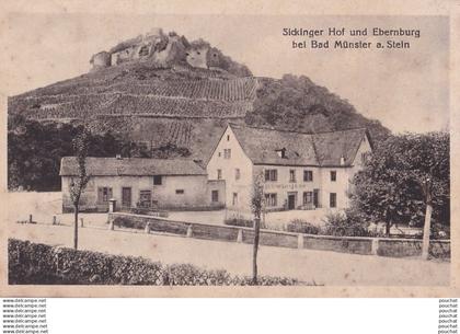 B6- BAD MUNSTER  A. STEIN -  SICKINGER HOF UND EBERNBURG   - ( 2 SCANS )