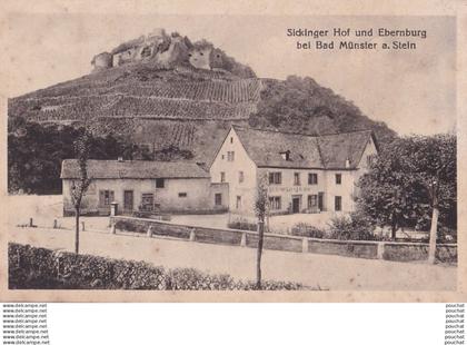 B6- BAD MUNSTER  A. STEIN -  SICKINGER HOF UND EBERNBURG   - ( 2 SCANS )