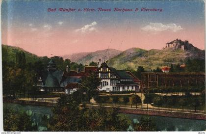 CPA BAD MUNSTER am STEIN EBERNBURG - Neues Kurhaus GERMANY (1162146)