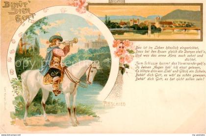 Saeckingen Bad Panorama Der Trompeter von Saeckingen