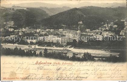 Bad Schandau Blick auf Schandau