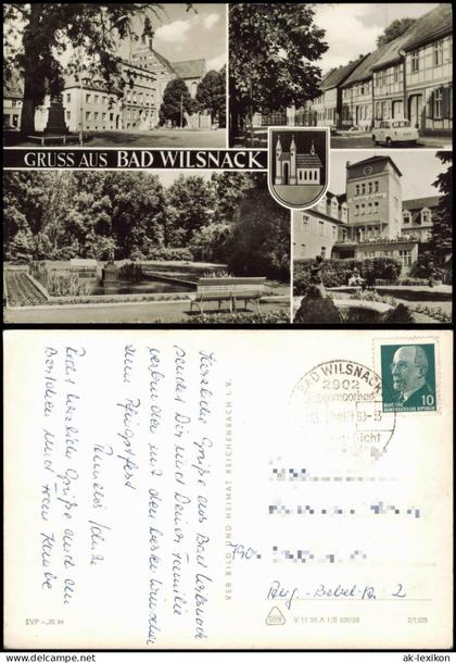 Bad Wilsnack GRUSS AUS BAD WILSNACK (DDR Mehrbildkarte Ortsansichten) 1968