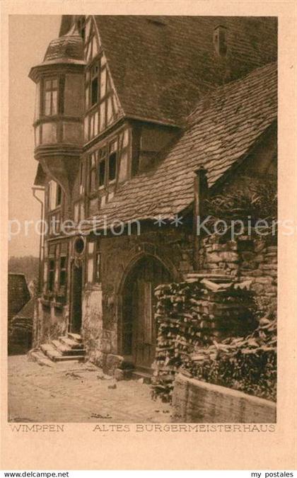 Bad Wimpfen Altes Buergermeisterhaus