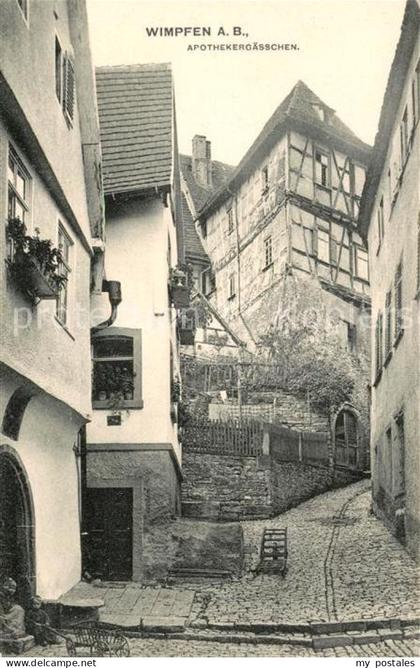 Bad Wimpfen Apothekengaesschen