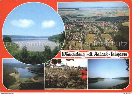 Wuennenberg Bad Aabach- Talsperre Fliegeraufnahme