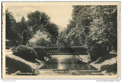 Baden-Baden - Oos - Foto-Ansichtskarte