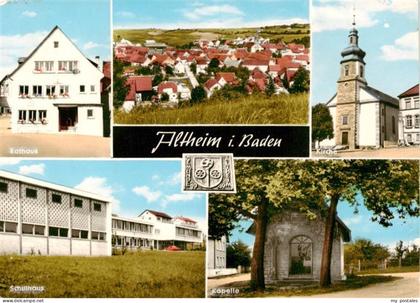 Altheim Baden Wallduern Rathaus Panorama Kirche Schulhaus Kapelle