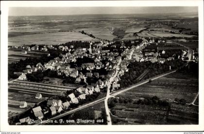CPA Bernhausen auf den Fildern Filderstadt, Fliegeraufnahme