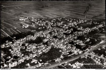 CPA Bernhausen auf den Fildern Filderstadt, Fliegeraufnahme