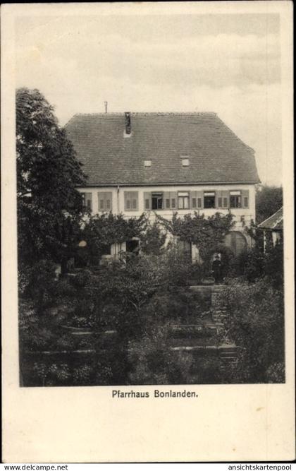 CPA Bonlanden Filderstadt in Württemberg, Pfarrhaus