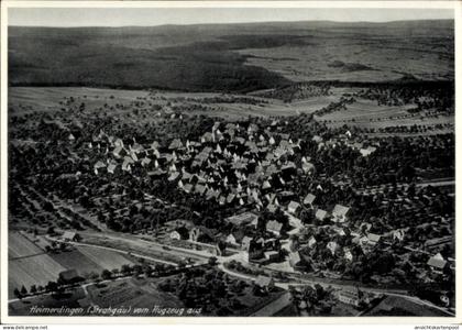CPA Heimerdingen Ditzingen in Württemberg, Luftaufnahme von viele Dächer, ländliche Umgebung