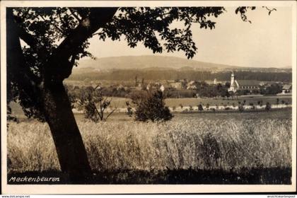 CPA Meckenbeuren BW, Fernblick zur Ortschaft, Felder