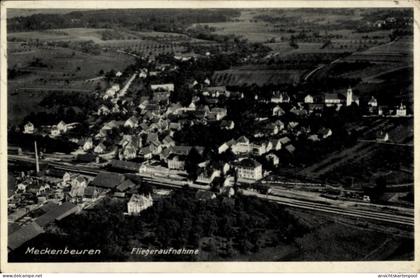 CPA Meckenbeuren in Oberschwaben Württemberg, Fliegeraufnahme