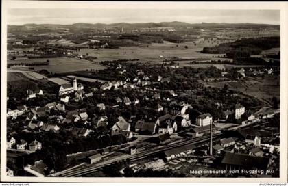 CPA Meckenbeuren in Oberschwaben Württemberg, Fliegeraufnahme