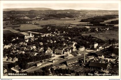 CPA Meckenbeuren in Oberschwaben Württemberg, Luftaufnahme