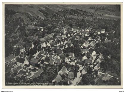 D294/ Schöckingen bei Ditzingen  AK Luftbild  ca.1930