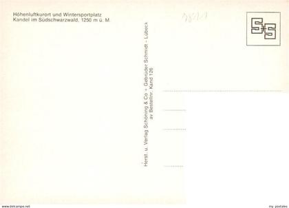 Kandel Breisgau Winteridylle Berghotel Kandel