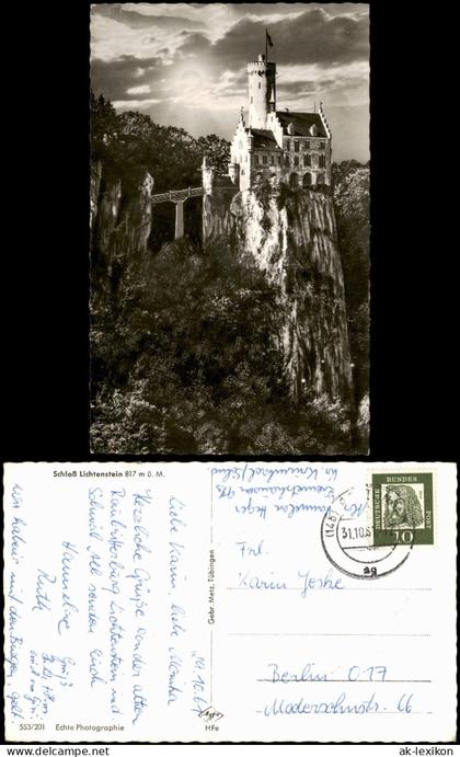 Lichtenstein (Württemberg) Schloss Lichtenstein (Castle Building) 1961