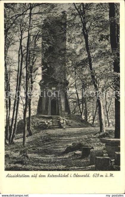 Waldbrunn Odenwald Katzenbuckel Aussichtsturm