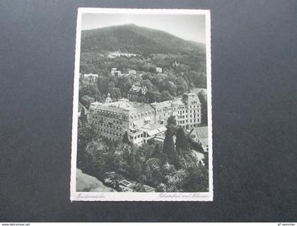 AK 1938 Badenweiler. Römerbad mit Blauen. Sonderstempel Badenweiler Kurort Schwarzwald