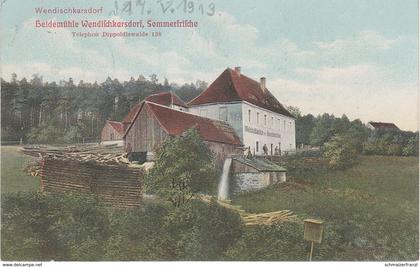 AK Heidemühle Gasthof a Wendischkarsdorf Karsdorf Rabenau Oelsa Dippoldiswalde Malter Seifersdorf Oberhäslich Freital