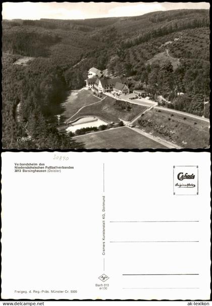 Barsinghausen Luftaufnahme Verbandsheim des Niedersä. Fußballverbandes 1967