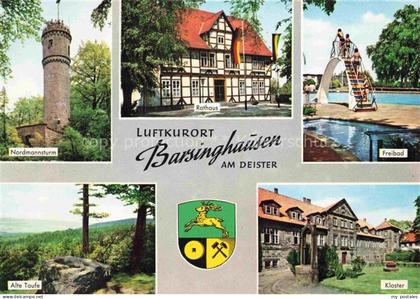 Barsinghausen Nordmannsturm Rathaus Freibad Alte Taufe Landschaft Kloster