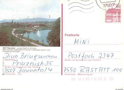 Baunatal Blick zum Stadtpark