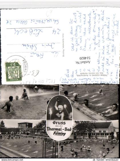 514820,Therme Füssing b. Pocking Thermalbad Mehrbildkarte