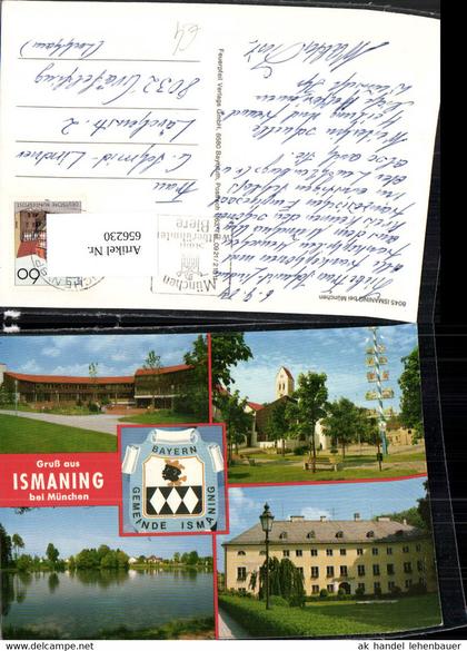 656230,Mehrbild Ak Ismaning b. München