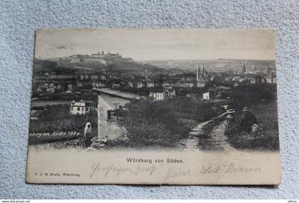 A536, Wurzburg von Suden, Allemagne