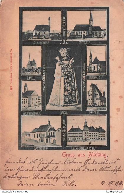 Altoetting Stiftskirche Gnadenbild Maria Kapelle Tillikapelle Englisches Fraeulein Kat. Altoetting
