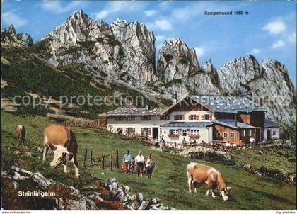 Aschau Chiemgau Steinlingalm Kuehe Kampenwand Chiemgauer Alpen