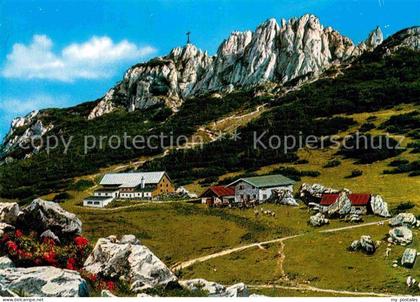 Aschau Chiemgau Steinlingalm mit Kampenwand Chiemgauer Alpen