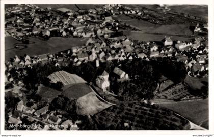 CPA Mainburg im Hallertau Niederbayern, Fliegeraufnahme