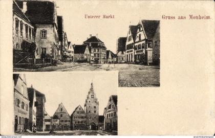 CPA Monheim in Schwaben, Unterer Markt