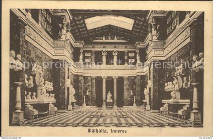 Donaustauf Walhalla Gedenkstaette Inneres Buesten Statuen