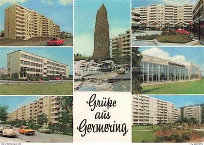 Germering Oberbayern Wohnblocks Monument Stadthalle