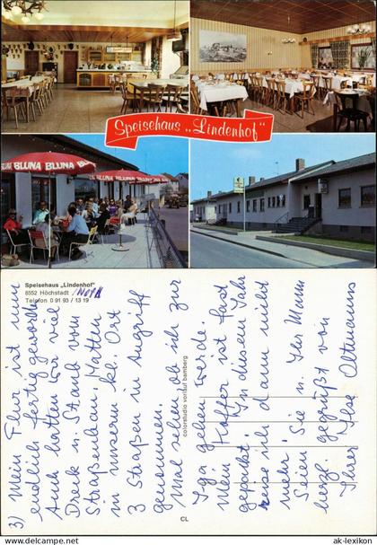 Höchstadt an der Aisch Speisehaus Lindenhof 8552 Höchstadt 1970