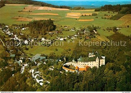 Lauenstein Oberfranken Burghotel Lauenstein Fliegeraufnahme