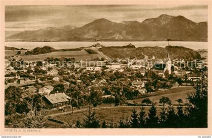 Prien Chiemsee Panorama Chiemgauer Alpen