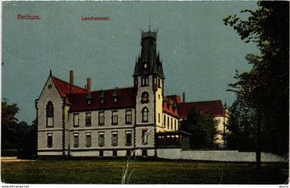 CPA AK BECKUM LANDRATSAMT GERMANY (1436064)
